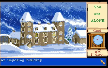 Manoir de Mortvielle, Le screen shot game playing